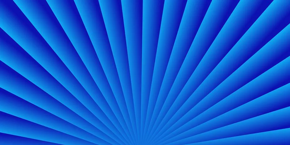 Abstract blue sunburst gradient background with dynamic effect stock illust.. Illustrazione stock