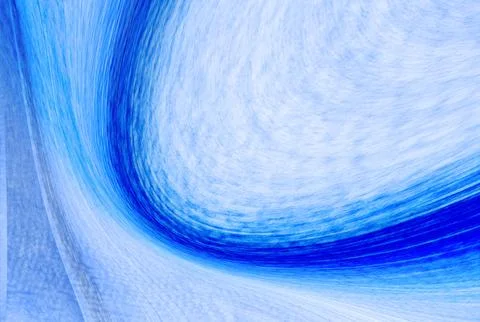 Abstract Blue Swirl Background With Circular Wave Texture And Motion Blur F.. Stock Illustration