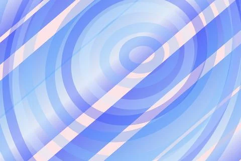 Abstract blue swirl pattern with concentric circles and lines Stock Photos