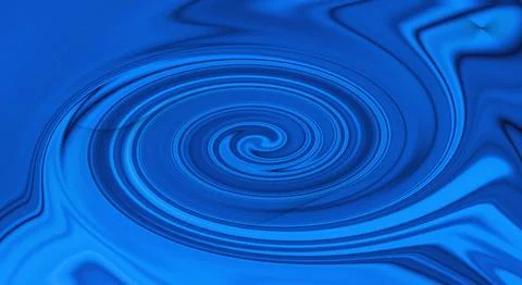 Abstract blue swirl pattern with digital motion effect イラスト素材