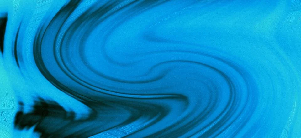 Abstract blue swirl pattern with liquid waves and flowing light ripples for.. Stock Illustration