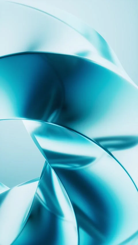 Abstract blue swirling shape in motion, fluid form, futuristic background f.. 스톡 동영상 332389736