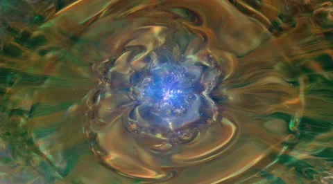 Abstract blue swirling vortex with sparkling particles Stock Footage 331461339