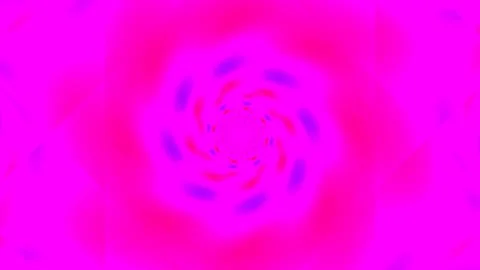 Abstract Blue Swirling Vortex Tunnel Background with Geometric Patterns Stock Footage 331993069