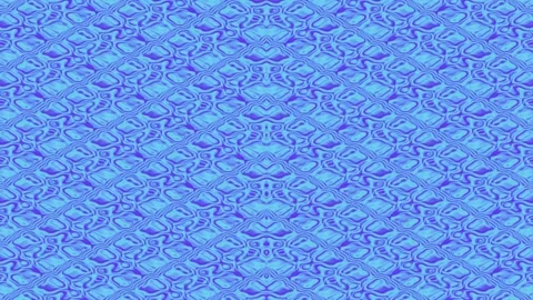 Abstract blue symmetrical pattern with a flowing organic design Stock Footage 329358637