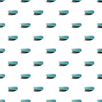 Abstract blue teal shapes repeating seamless pattern design Stock Illustration