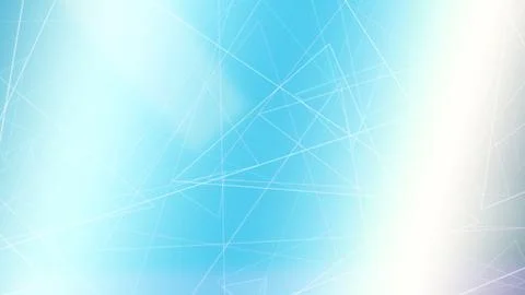 Abstract blue tech backdrop with interconnected triangular wireframe lines .. Stock Illustration