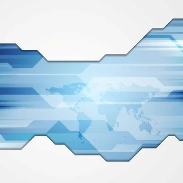 Abstract blue tech background Abstract blue tech corporate background Copy... Stock Photos