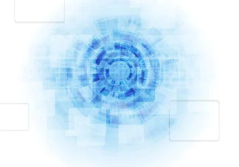 Abstract blue tech background Abstract blue tech background. Vector design... Stock Photos