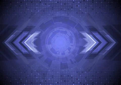 Abstract blue tech background Abstract blue tech background. Vector design... Stock Photos