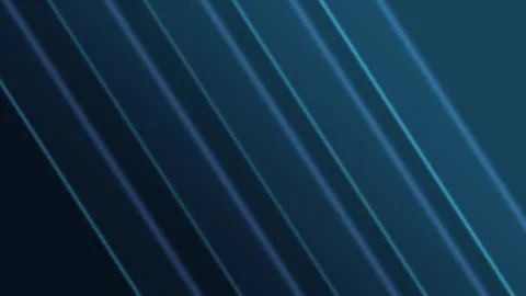 Abstract Blue Tech Background with Glowing Diagonal Light Lines Stock Footage 344853180