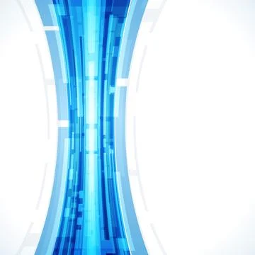 Abstract Blue Tech Background Illustrazione stock