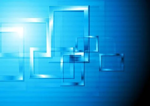 Abstract blue tech background. Vector design eps 10 Abstract blue tech bac... Stockfoto's