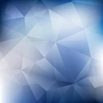 Abstract blue tech design of polygon pattern artwork background. Stock Illustration