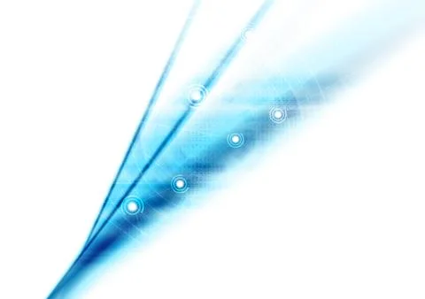 Abstract blue technical background 库存插图