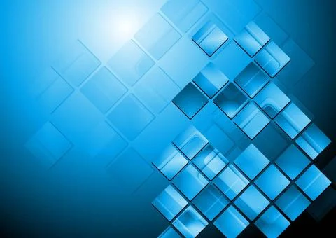 Abstract blue technical background. Vector design eps 10 Abstract blue tec... Foto stock