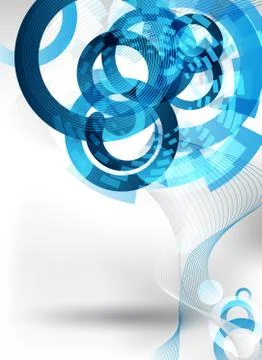 Abstract blue technique background イラスト素材