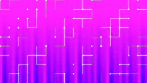 Abstract blue technological background with glowing circuit lines and dynam.. Stock Footage 337565594