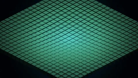 Abstract blue technological grid network background for futuristic data vis.. Stock Footage 344248564