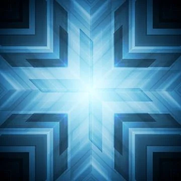 Abstract blue technology background Abstract blue technology background. V... Stock Photos