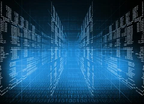 Abstract blue technology background Illustration