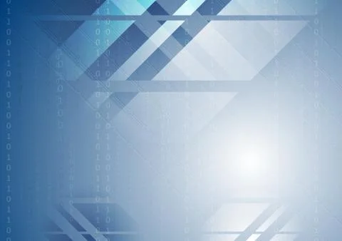 Abstract blue technology background Stock Illustration