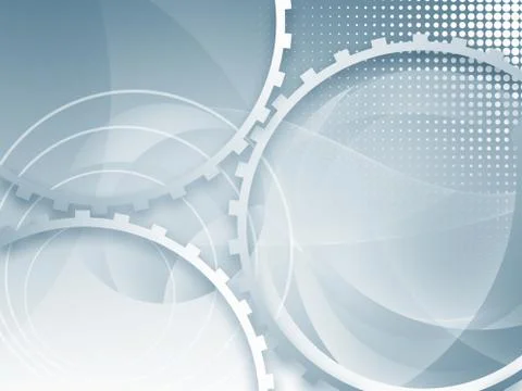 Abstract Blue Technology Background Stock-Illustration