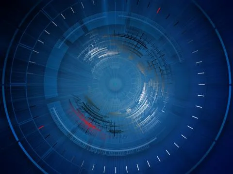 Abstract Blue Technology Background Illustrazione stock