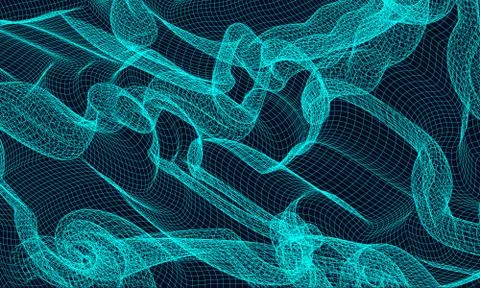 Abstract blue technology background Stock Illustration