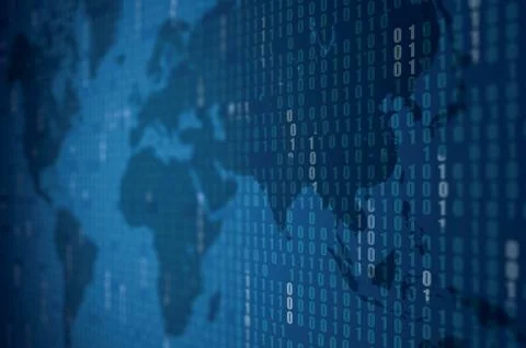 Abstract Blue Technology Background 写真素材