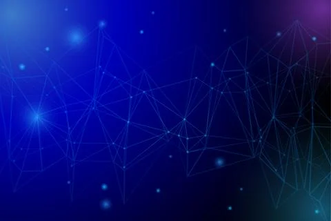 Abstract blue technology background vector Stock Illustration