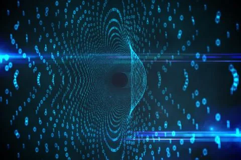 Abstract blue technology design Stock Photos