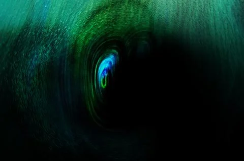 Abstract Blue Texture With High Contrast, Vibrant Color Flow and Dynamic Su.. Illustrazione stock