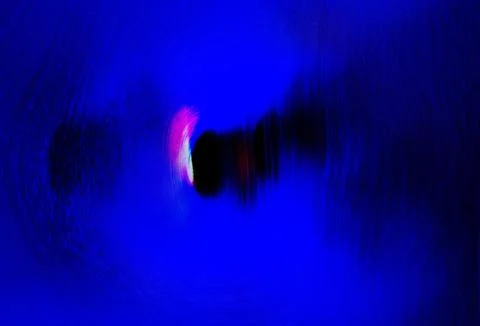 Abstract Blue Texture With High Contrast, Vibrant Color Flow and Dynamic Su.. Illustrazione stock