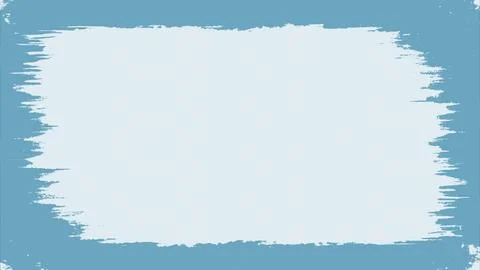 Abstract Blue Textured Border with Copy Space, Geometric Pattern Background Stock Illustration