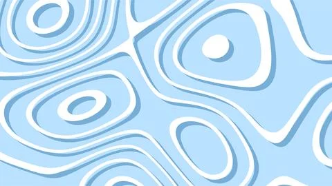 Abstract Blue Topography Pattern for Design and Art Projects. Stock Illustration