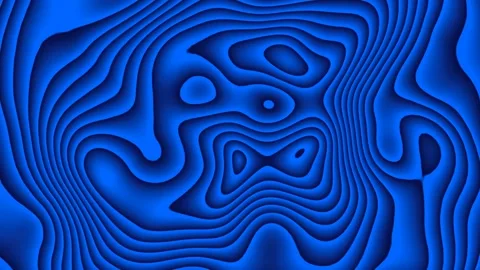 Abstract blue trendy wavy liquid marble Background Stock Footage 156014002
