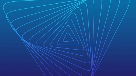 Abstract Blue Triangle Background Vidéo 287411284