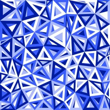 Abstract blue triangle background Stock Illustration