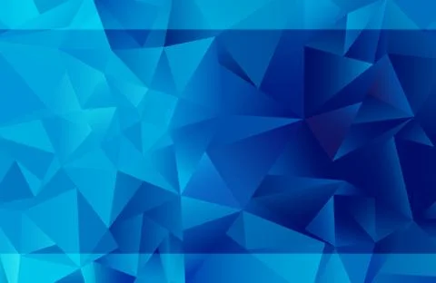 Abstract Blue Triangle Background Stock Illustration
