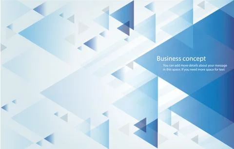 Abstract blue triangle background wallpaper vector illustration Stock Illustration
