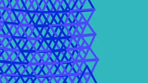 Abstract blue triangle geometric pattern background Illustrazione stock