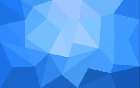 Abstract Blue Triangle Geometrical Background Stock Illustration