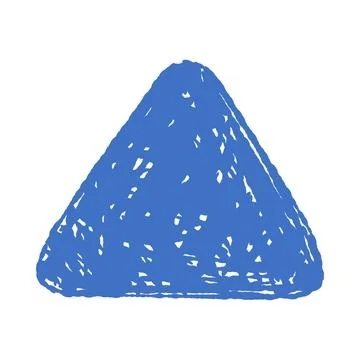 Abstract Blue Triangle Shape Isolated Vector Art 스톡 일러스트