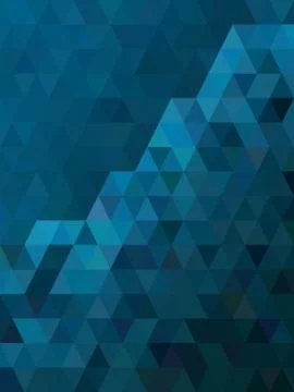 Abstract blue triangle texture Stock Illustration