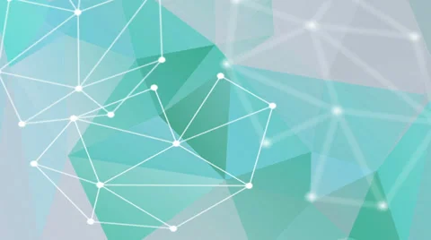 Abstract blue triangle vector background. Stock Footage 30829524