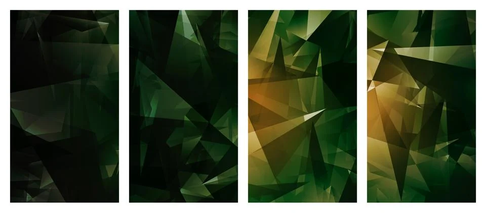 Abstract blue triangles background. Stock Illustration