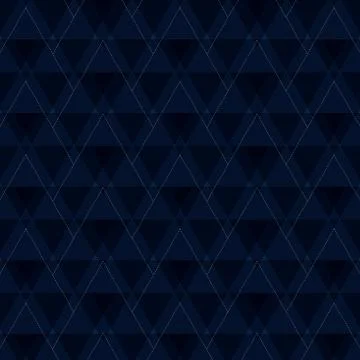 Abstract of blue triangles shapes pattern background. Illustrazione stock