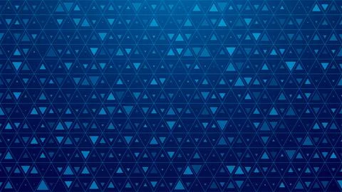 Abstract blue triangular grid 库存插图
