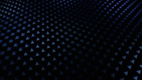Abstract Blue Triangular Pattern: A Digital Art Piece Stock Footage 306047473